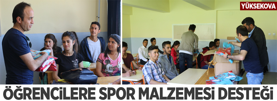 Öğrencilere Spor Malzemesi Desteği