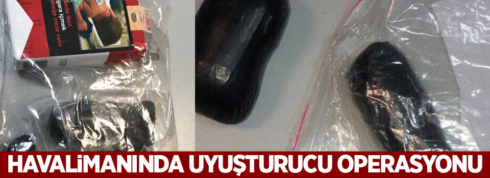 Van'da Havalimanında uyuşturucu operasyonu