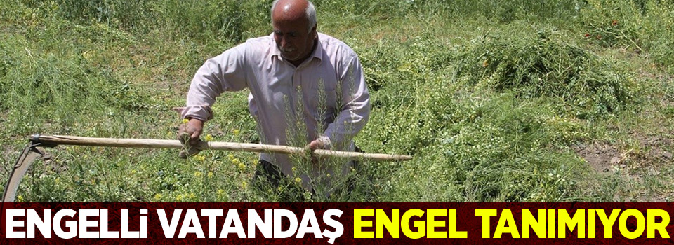 Engelli vatandaş engel tanımıyor