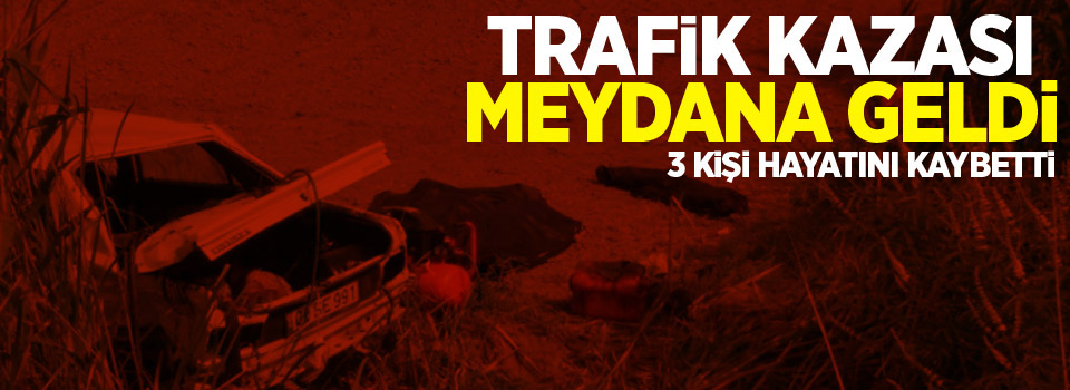 Trafik kazası: 3 ölü