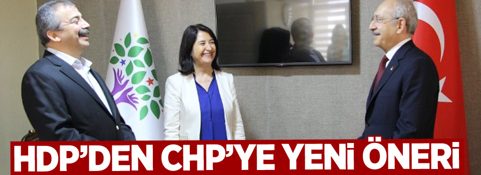HDP'den CHP'ye yeni öneri