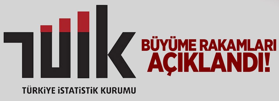 Büyüme rakamları açıklandı!