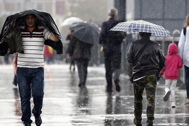 Meteoroloji'den 'sağanak yağış' uyarısı