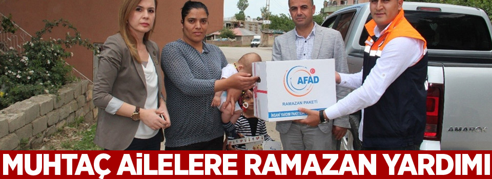 AFAD’dan muhtaç ailelere Ramazan yardımı