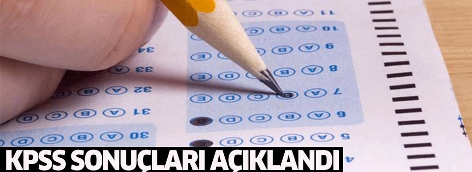 KPSS sonuçları açıklandı