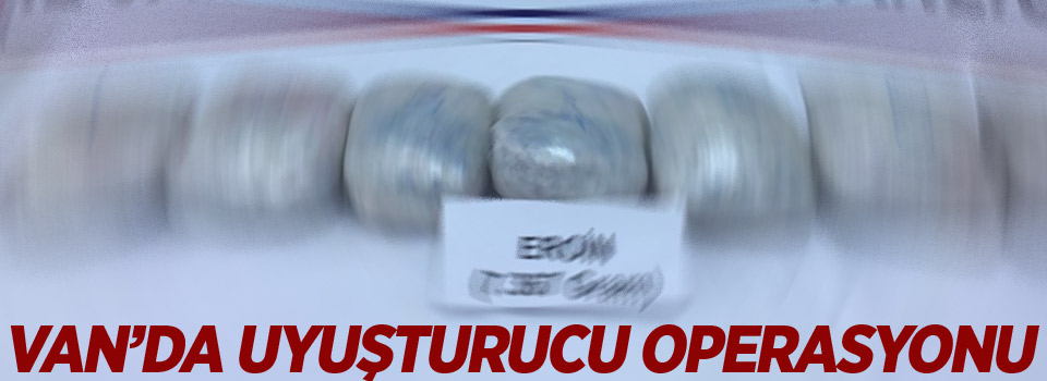  Van'da uyuşturucu operasyonu