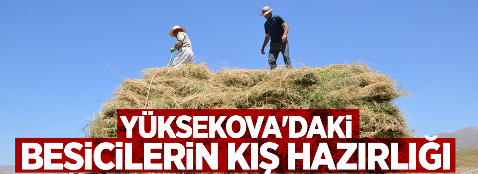 Yüksekova'daki besicilerin kış hazırlığı