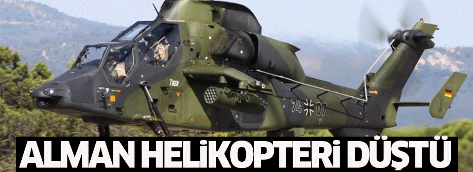 Mali’de Alman askeri helikopteri düştü