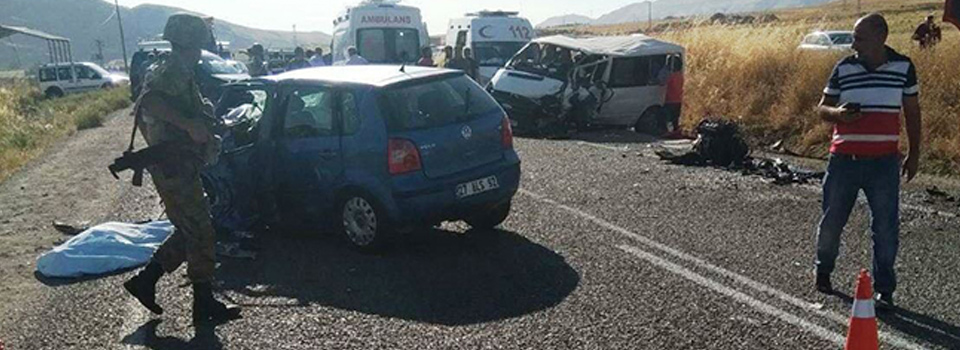 Batman’da trafik kazası: 1 ölü, 10 yaralı