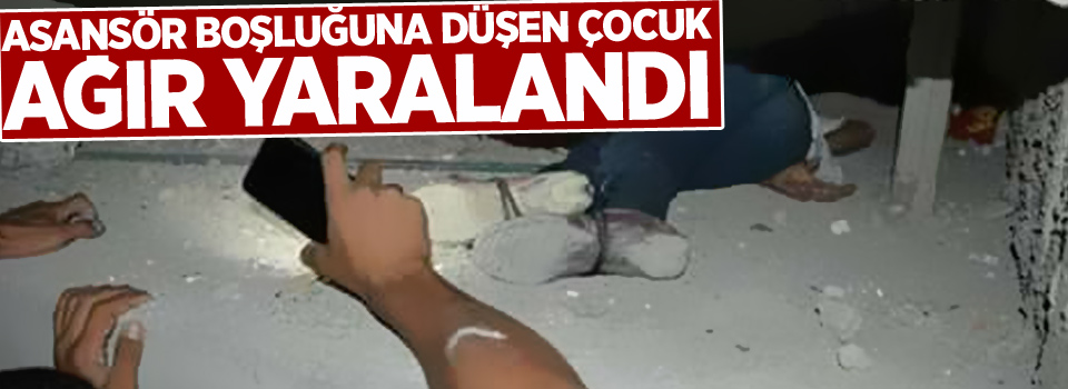Erciş'te Asansör Boşluğuna Düşen Çocuk Ağır Yaralandı