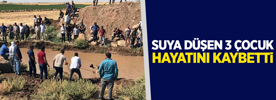 Su kanalı kenarında oynayan çocuklar balçıklı suya düştü: 3 ölü