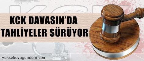 KCK davasında tahliyeler sürüyor