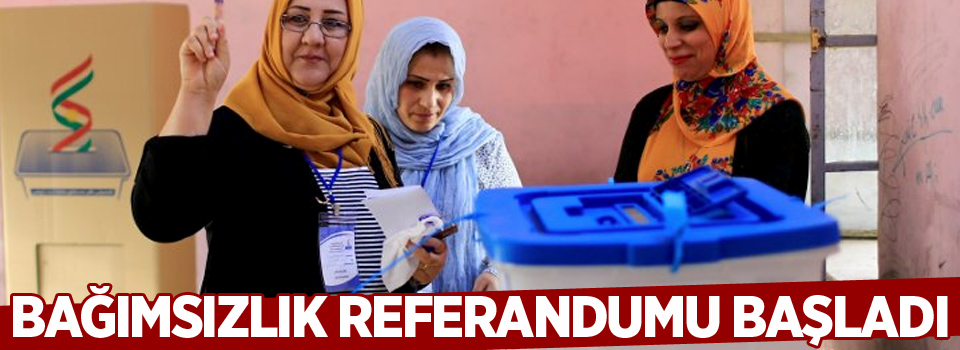 Bağımsızlık referandumu başladı