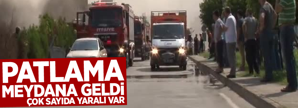 Bursa’da patlama! Çok sayıda yaralı var