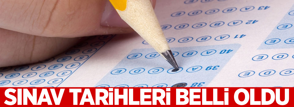 YKS sınav tarihleri belli oldu