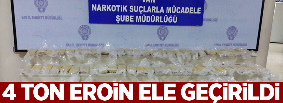 4 ton eroin ele geçirildi,14 kişi gözaltına alındı