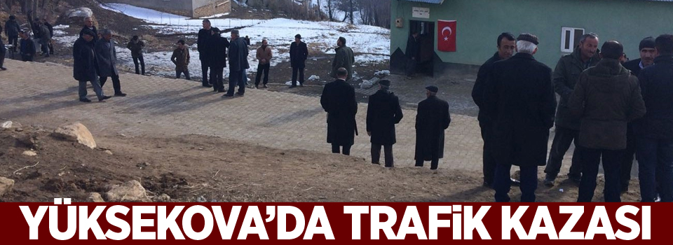 Yüksekova’da trafik kazası