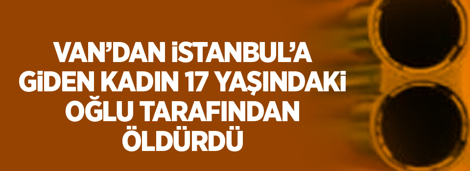 17 yaşındaki çocuk annesini öldürdü