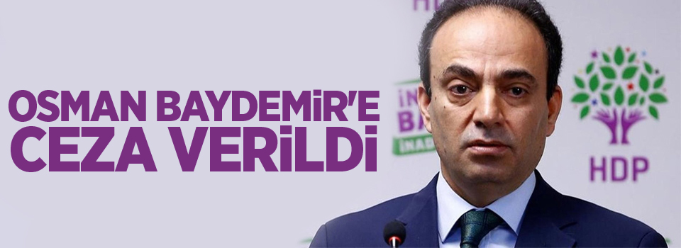 Osman Baydemir'e ceza verildi