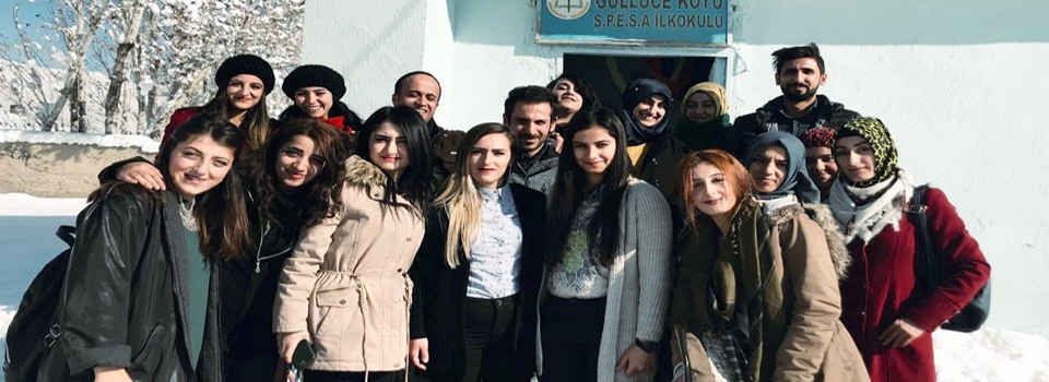 Yüksekova Gençlik Merkezinden köy okullarına ziyaret