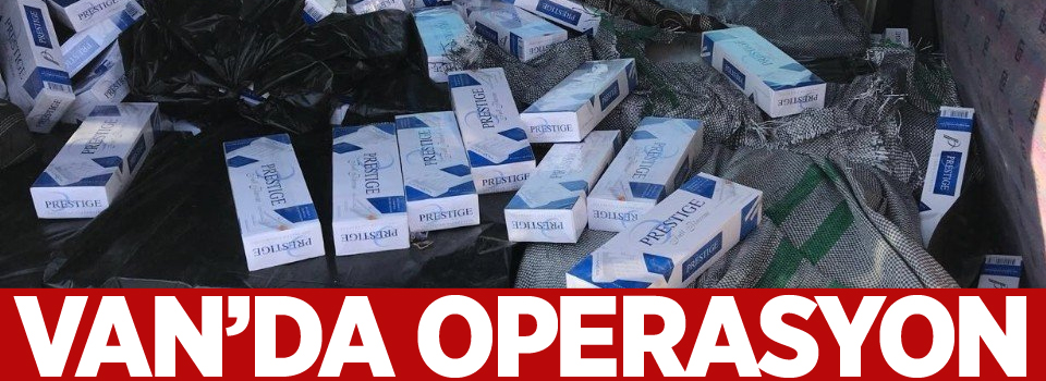 Van'da operasyon