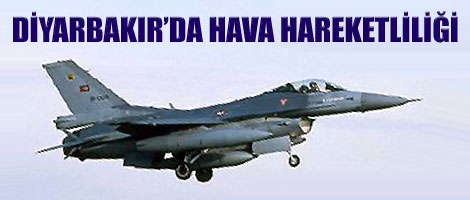 Diyarbakır'da hava hareketliliği