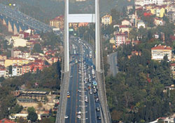Köprü trafiği kilit