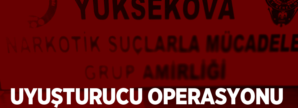 Uyuşturucu operasyonu