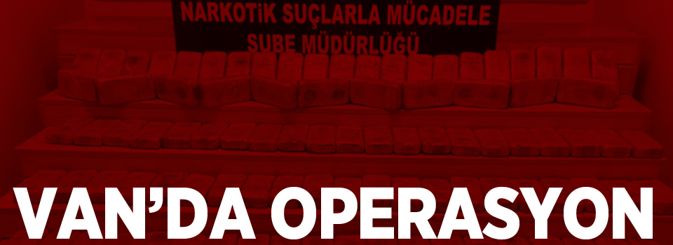 Van'da operasyon