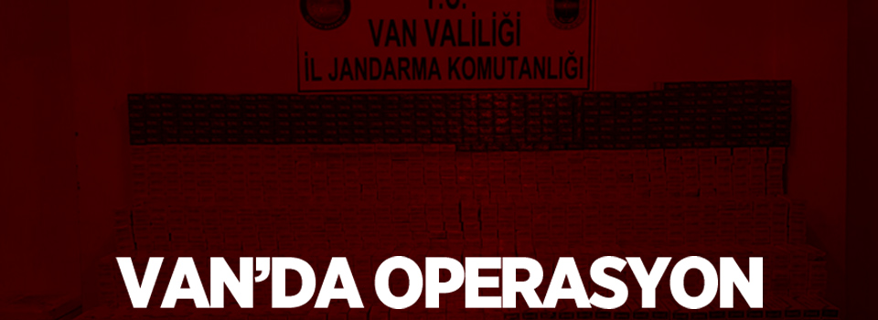 Van'da operasyon