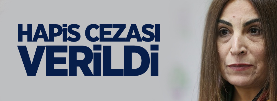 HDP'li Aysel Tuğluk'a hapis cezası