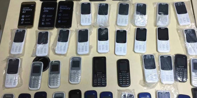 48 adet kaçak cep telefonu ele geçirildi