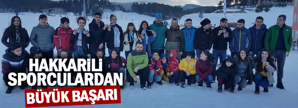 Hakkarili sporculardan büyük başarı