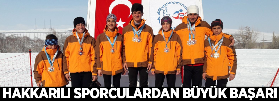 Hakkarili sporculardan büyük başarı