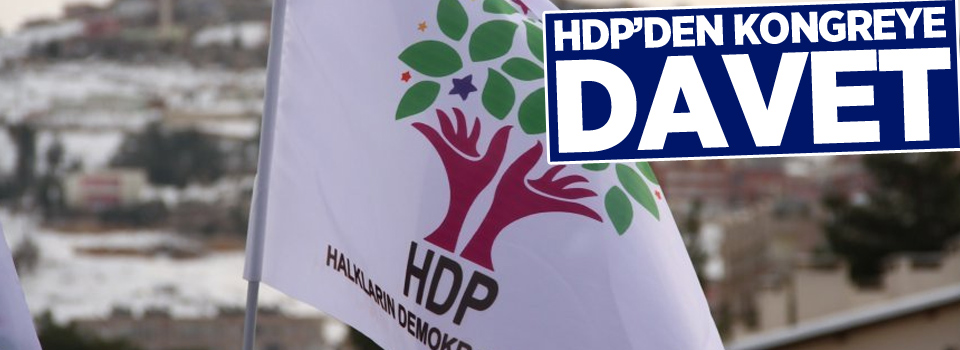 HDP'den kongreye davet