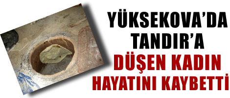 Gever'de tandıra düşen kadın hayatını kaybetti