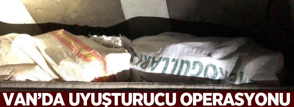 Van’da uyuşturucu operasyonu