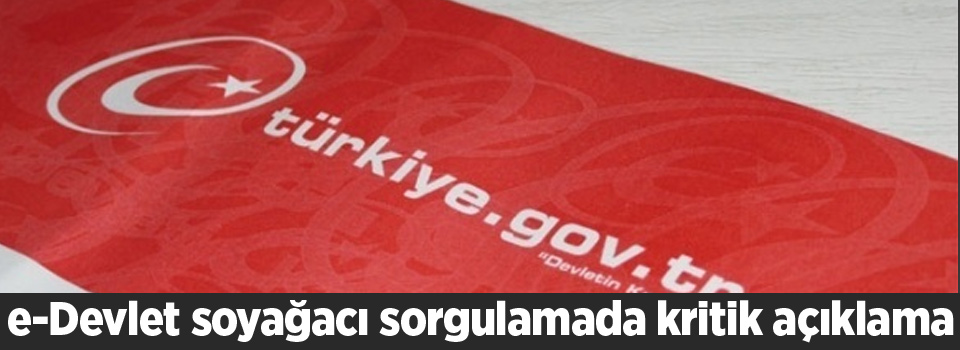 e-Devlet soyağacı sorgulama işlemi için yeni gelişme!