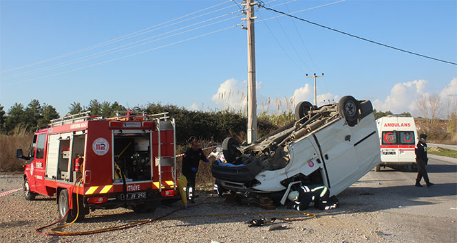 Trafik kazası: 1 ölü, 3 yaralı