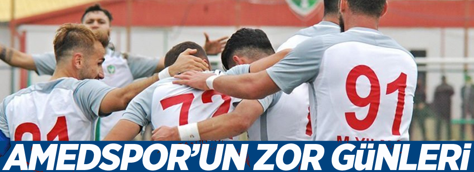 Amedspor'un zor günleri