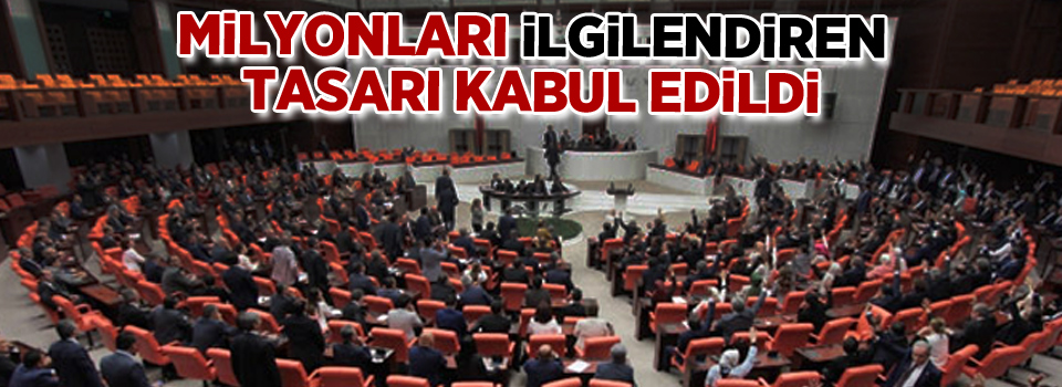 İcra ve İflas Kanunu Tasarısı TBMM'de kabul edildi