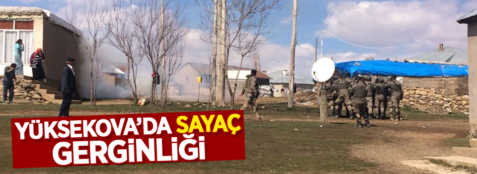 Yüksekova'da sayaç gerginliği