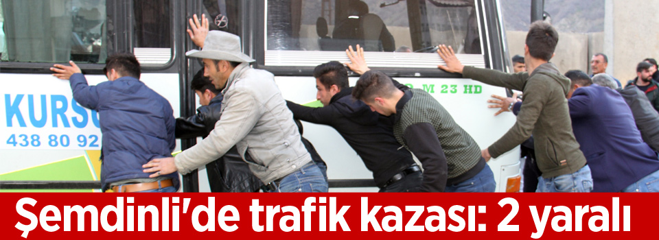 Şemdinli'de trafik kazası: 2 yaralı