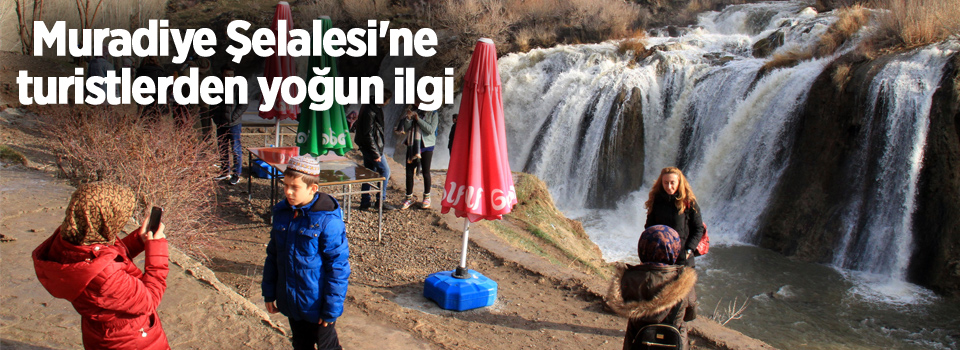 Muradiye Şelalesi'ne turistlerden yoğun ilgi