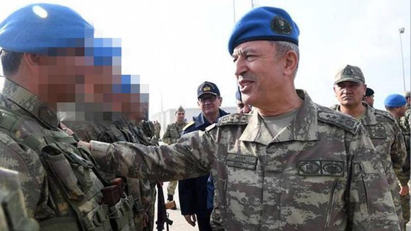 Orgeneral Akar, Irak sınırında