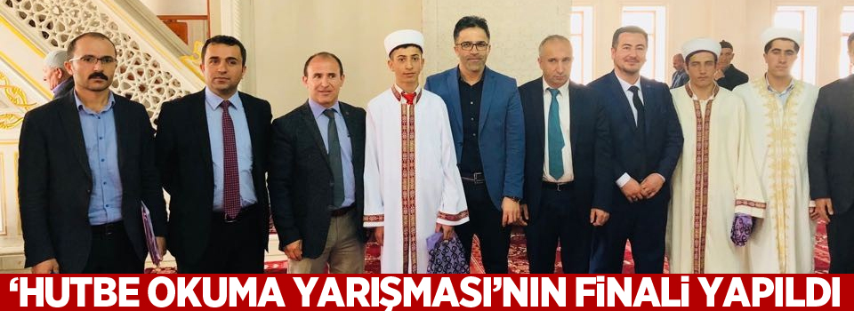 ‘Hutbe Okuma Yarışması’nın finali yapıldı