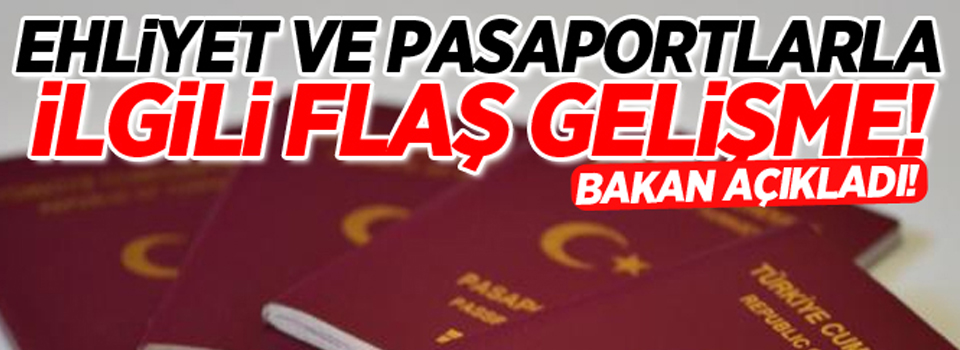 Pasaport ve ehliyet artık nüfus müdürlüklerinden alınacak