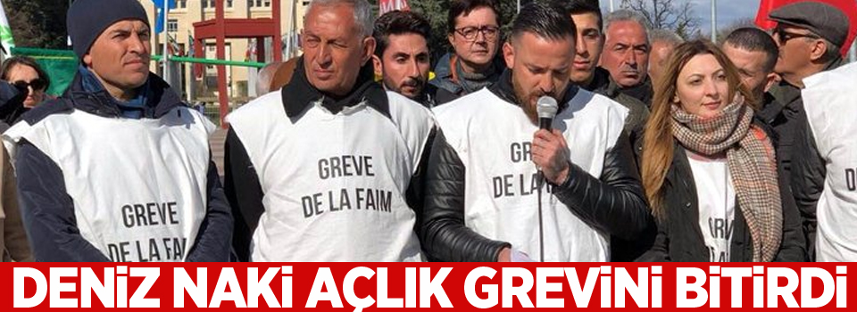 Deniz Naki açlık grevini bitirdi