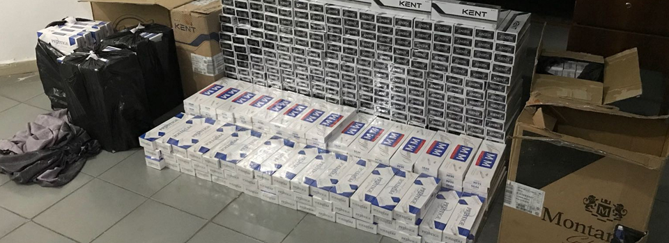 6 bin 590 paket kaçak sigara ele geçirildi