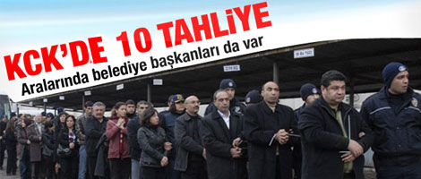 KCK davasında 10 kişi tahliye edildi